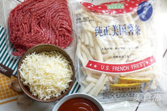 焗烤薯条派的做法