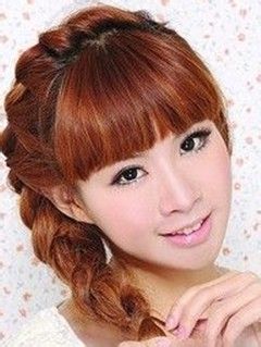 法式麻花辫的编法图解