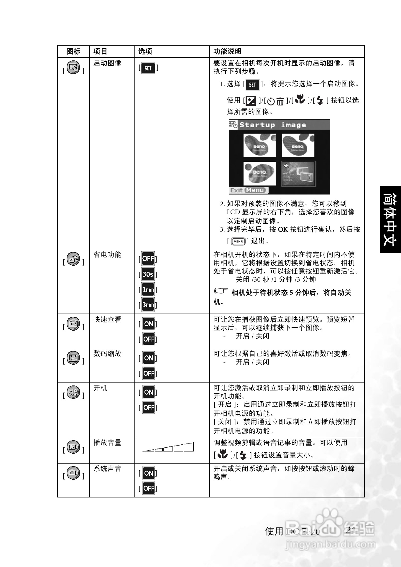 明基 DCE520数码相机说明书:[3]