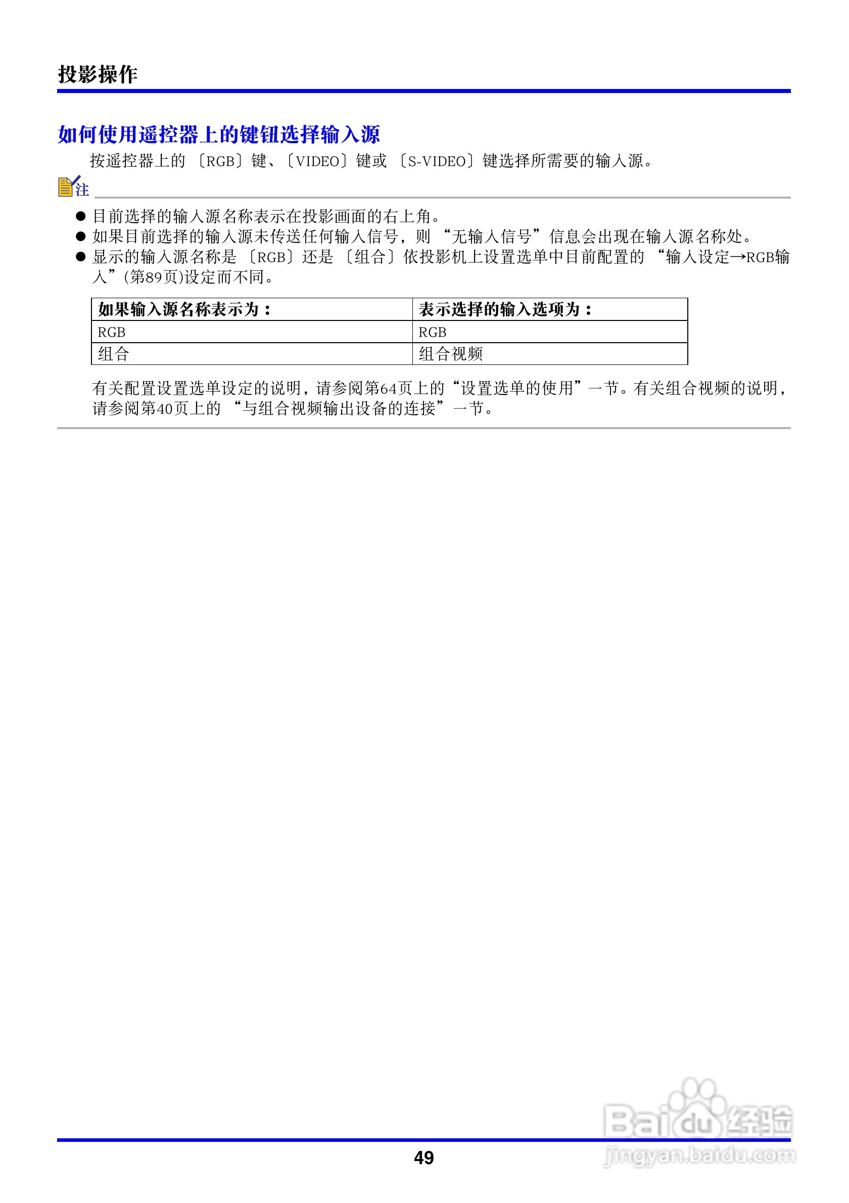 卡西欧数字投影仪XJ-450型使用说明书:[5]