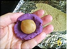 香甜软糯的紫薯球