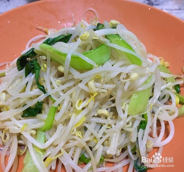 减肥瘦身菜——香醋拌有菜豆芽