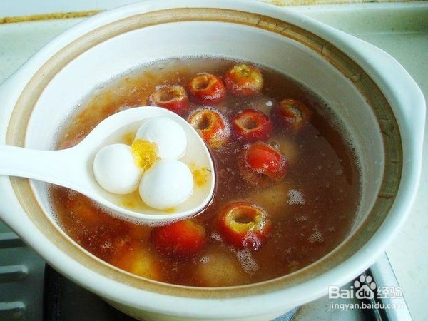 山楂桃胶汤圆汤的做法