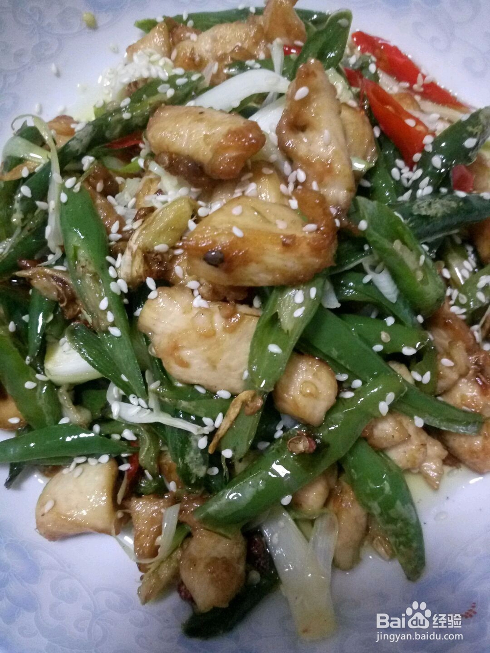 鸡肉怎么做好吃----尖椒鸡块