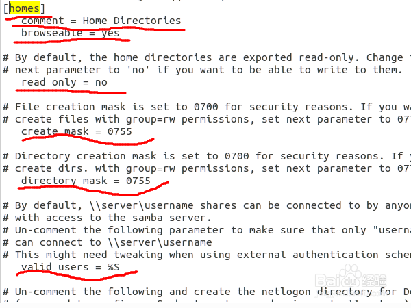ubuntu14.04如何搭建samba服务器登录home目录