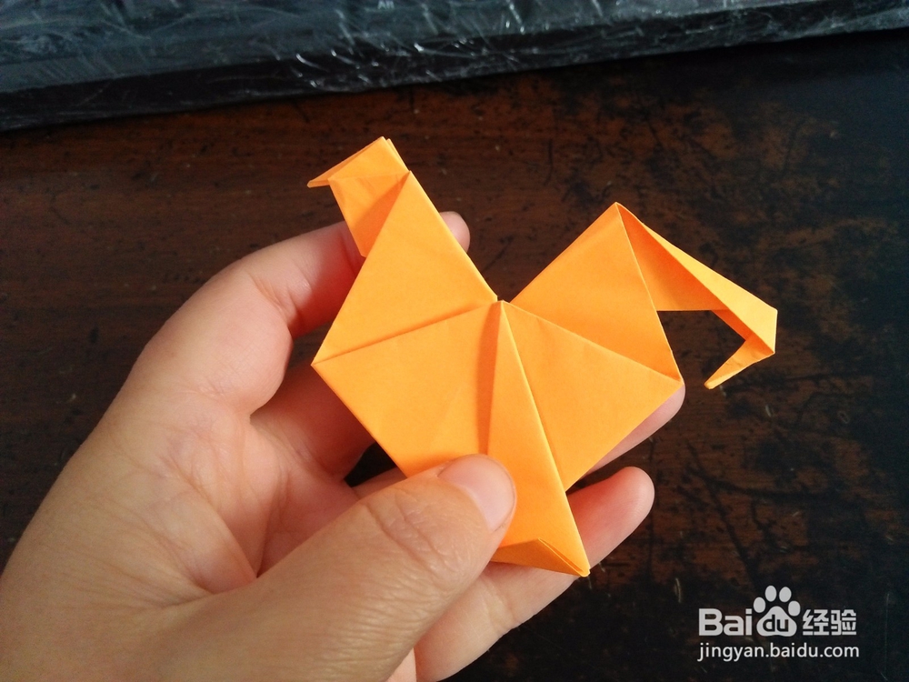 <b>动物系列—大公鸡的折纸方法</b>