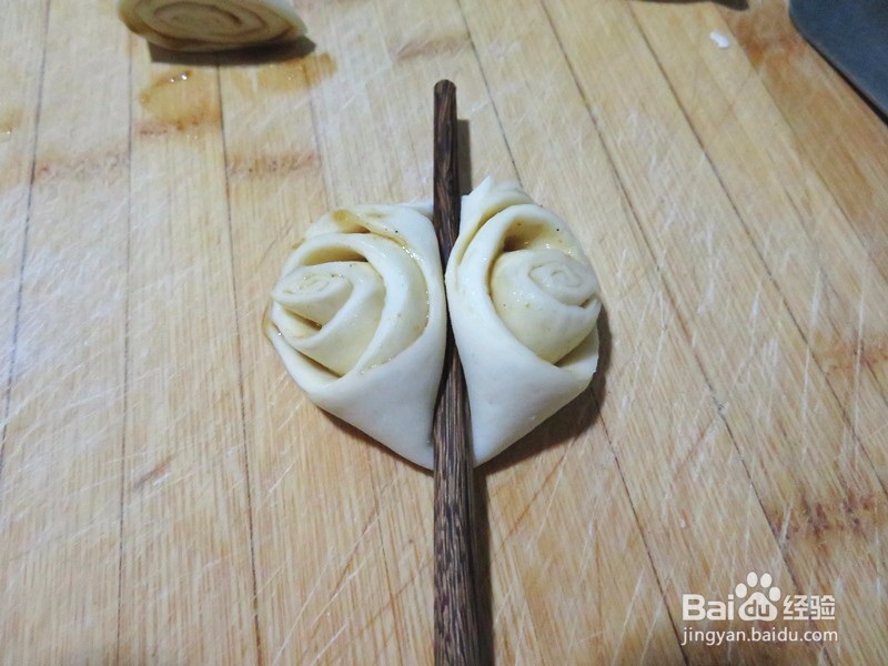 创意玫瑰花馒头