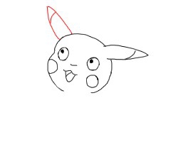 皮卡丘简笔画怎么画