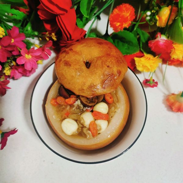 空气炸锅烤冰糖雪梨