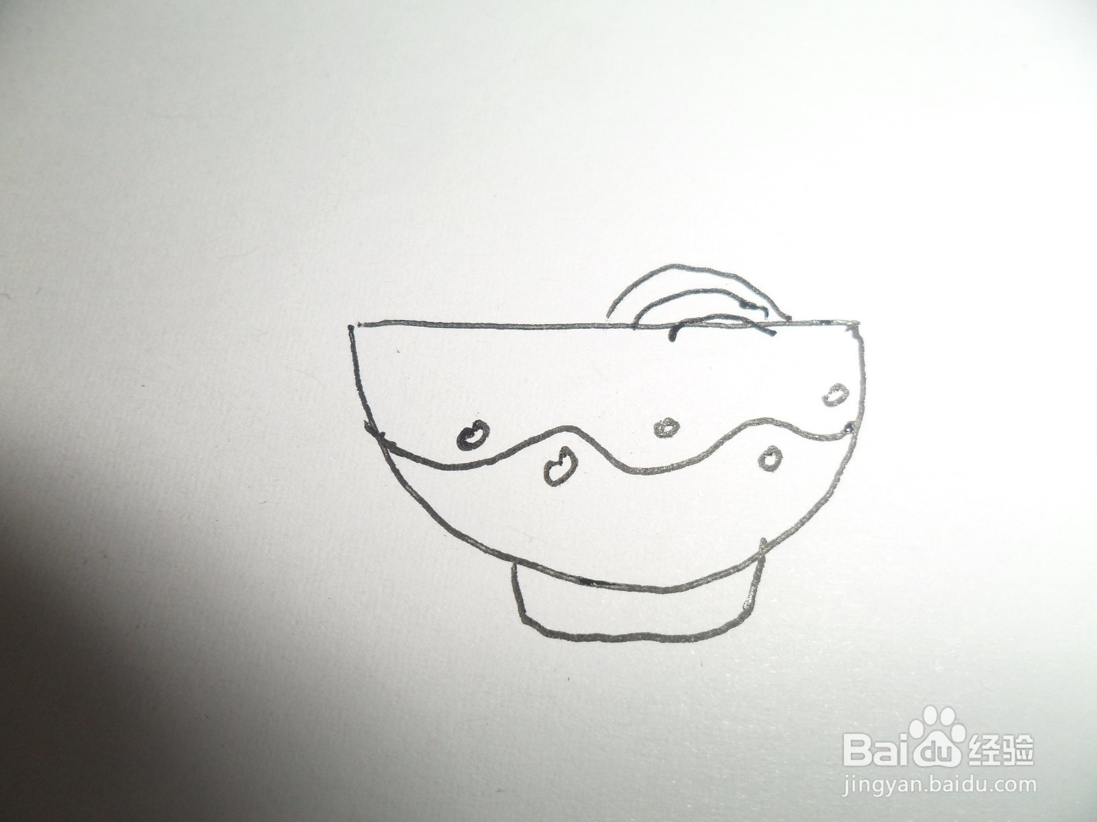 怎么画一碗面条