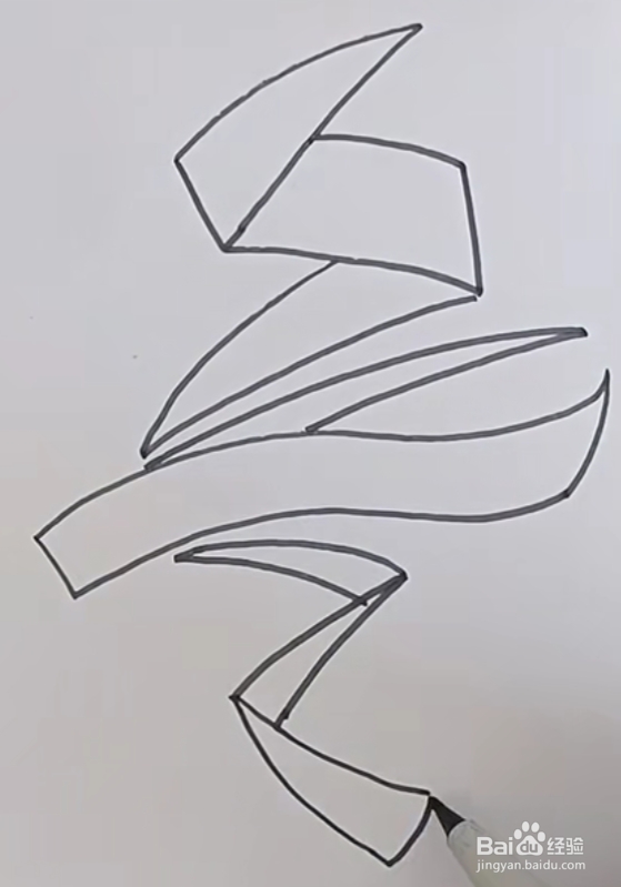 冬奥会标志简笔画教程