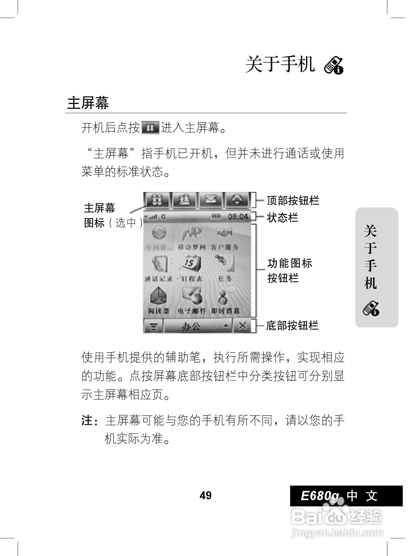 摩托罗拉E680g手机使用说明书:[5]