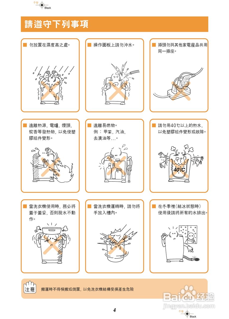 歌林BW-1200S型洗衣机使用说明书:[1]