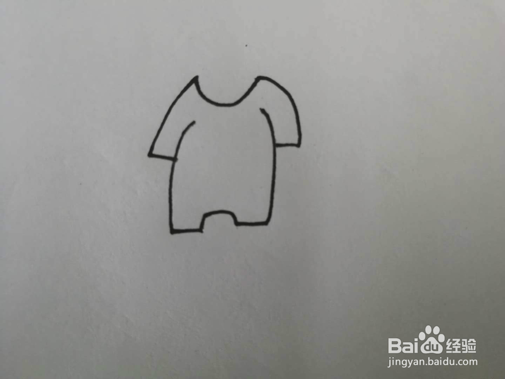简笔画宝宝水手服