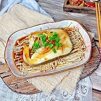 金针菇蒸鳕鱼片