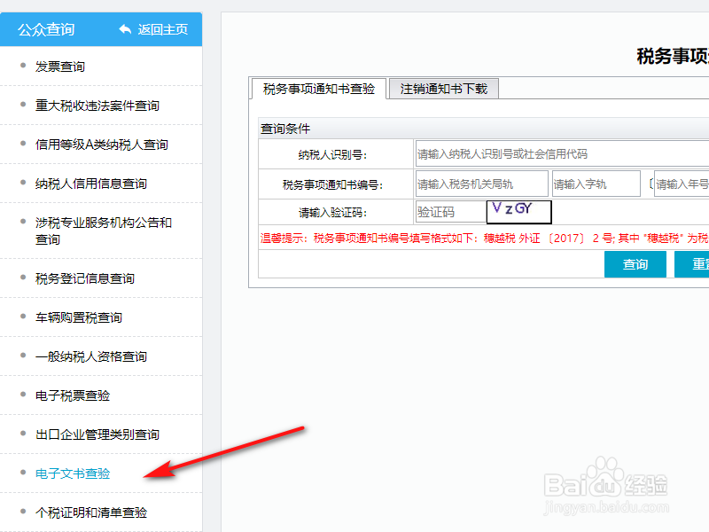 税务电子类文书怎么查验?