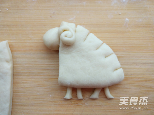 小绵羊面包的做法