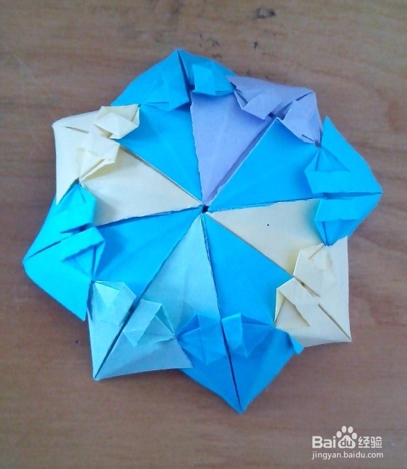 用纸折小花伞、装饰品、收纳盘