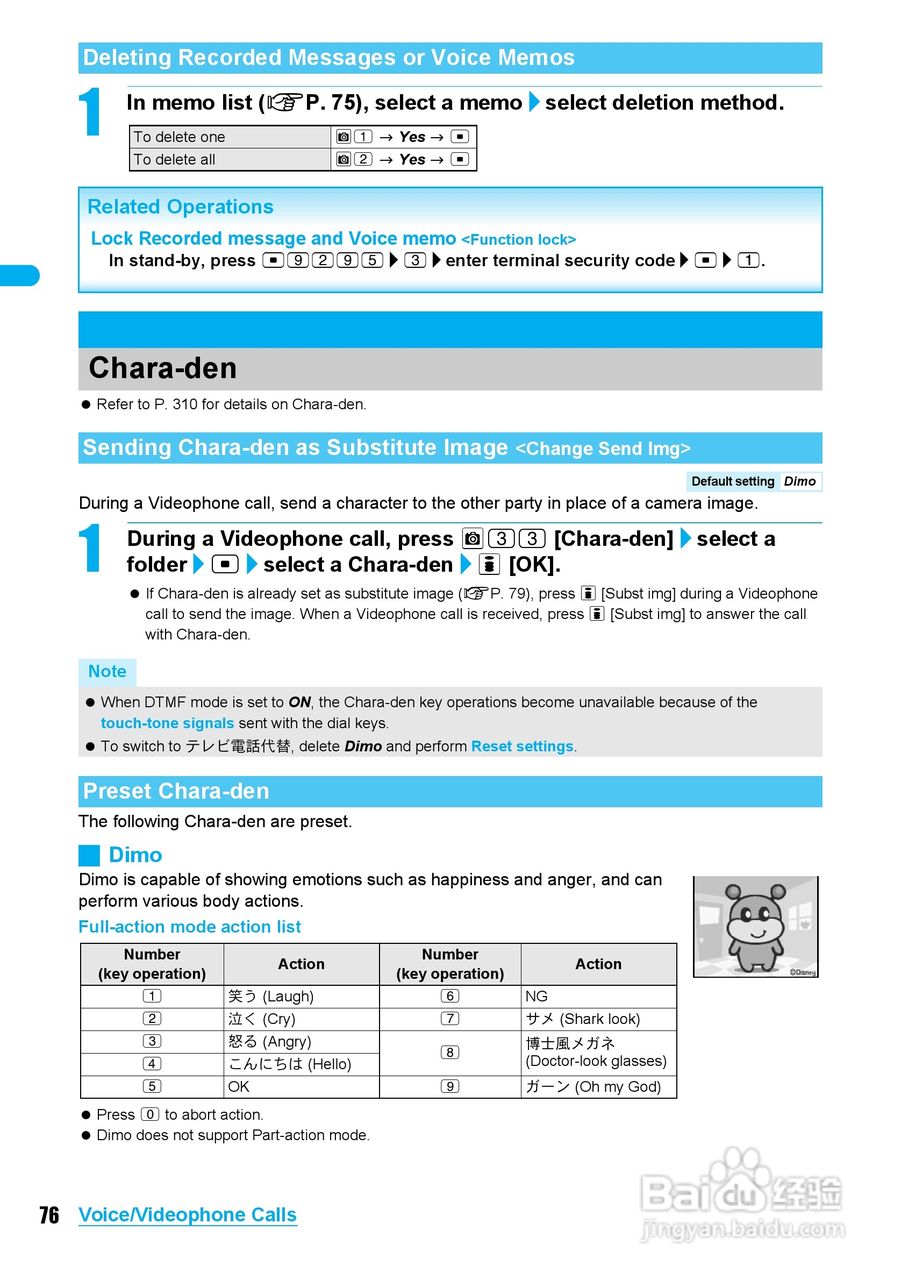 DoCoMo SH904i移动电话说明书:[8]