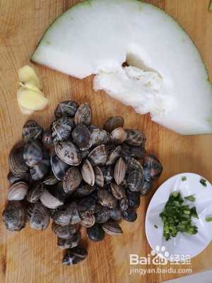 养生食补蛤蜊冬瓜汤的做法