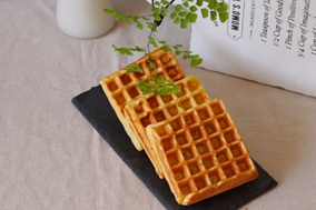 水果华夫饼的做法