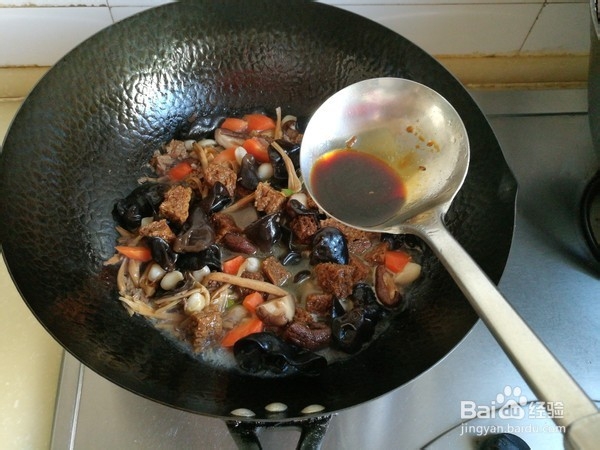 烤麸烩菜怎样做