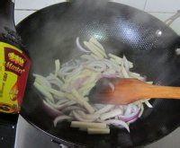 韭黄炒杏鲍菇的做法