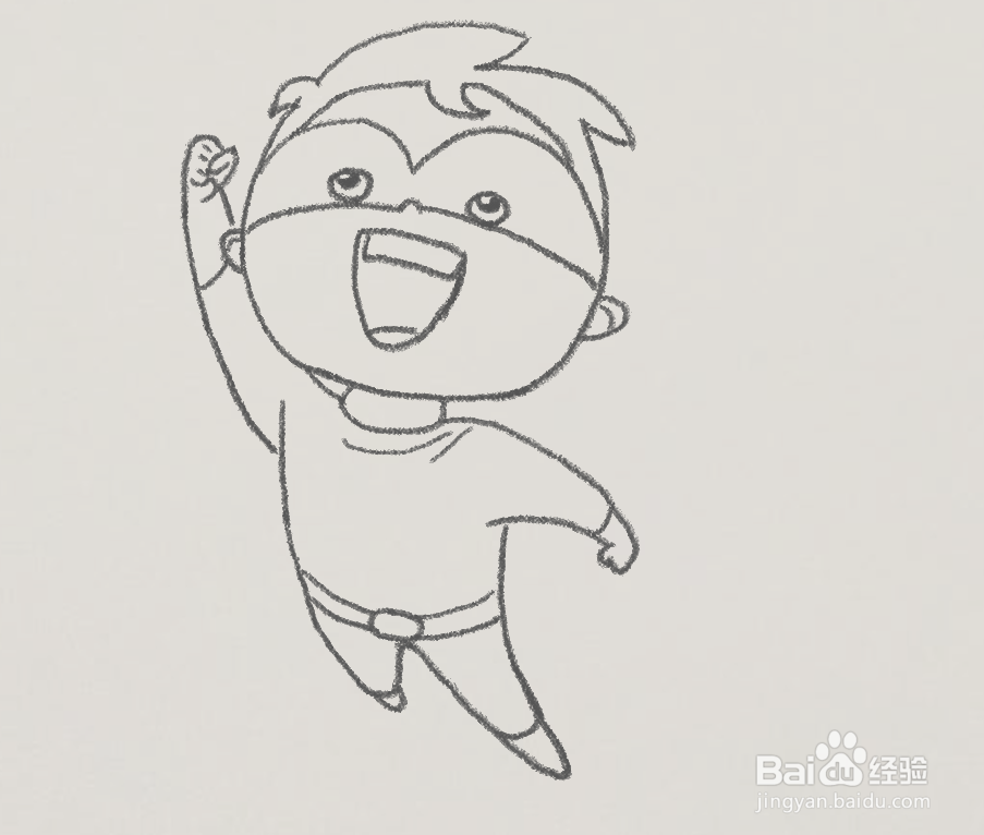 假如我有超能力简笔画
