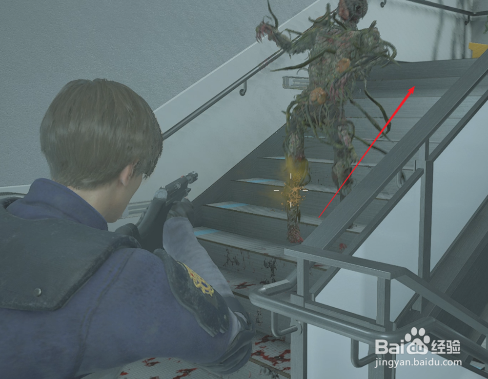 生化2重制版里昂里关攻略70:返回东区大堂