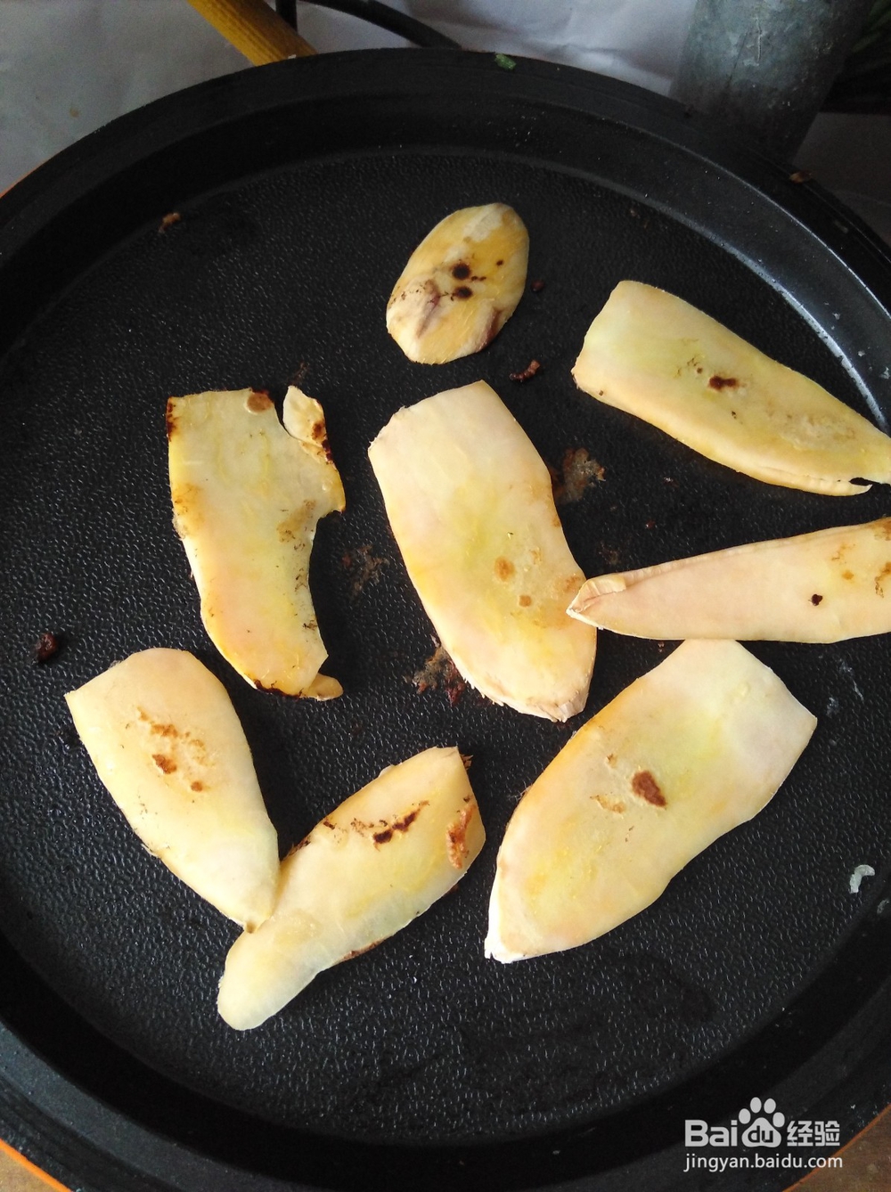 电饼铛烤红薯片-----家庭简单版