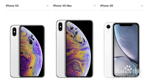 Iphone Xs和iphone Xs Max和iphone Xr的区别 百度经验