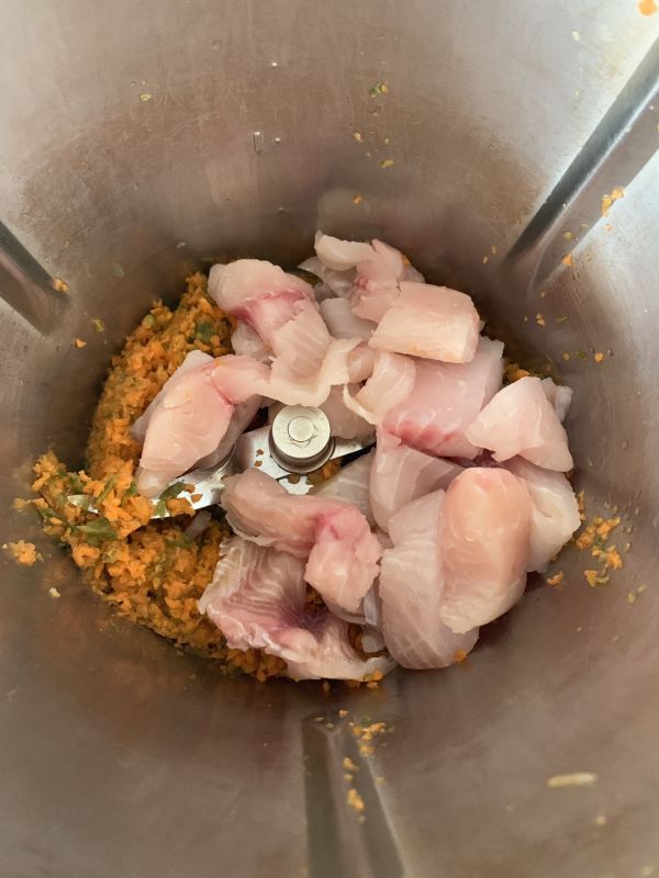 京葱胡萝卜鱼饼