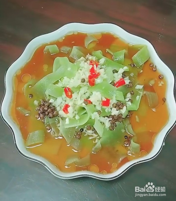椒麻笋片的做法