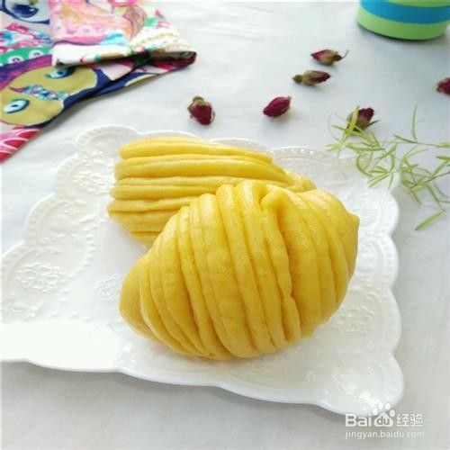 美味南瓜花卷 百度经验