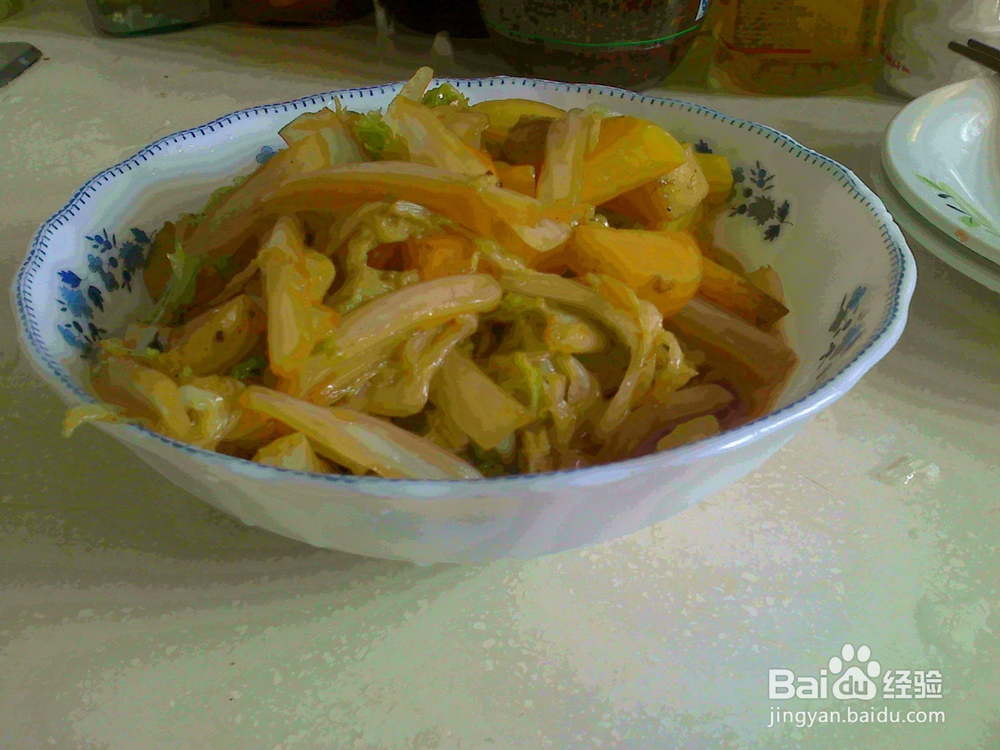 #美食#老年人怎样用大白菜段焖小土豆块