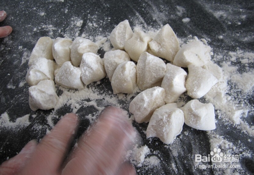 素馅饺子做法