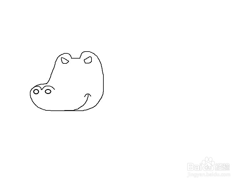 怎样画鳄鱼的简笔画