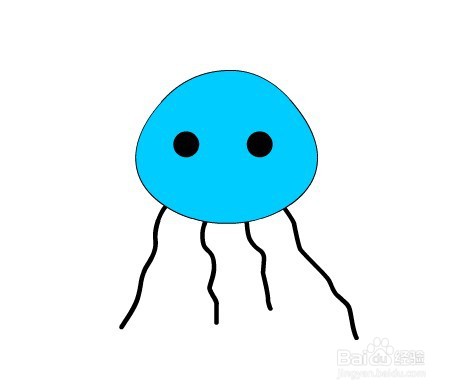 flash如何绘制卡通水母