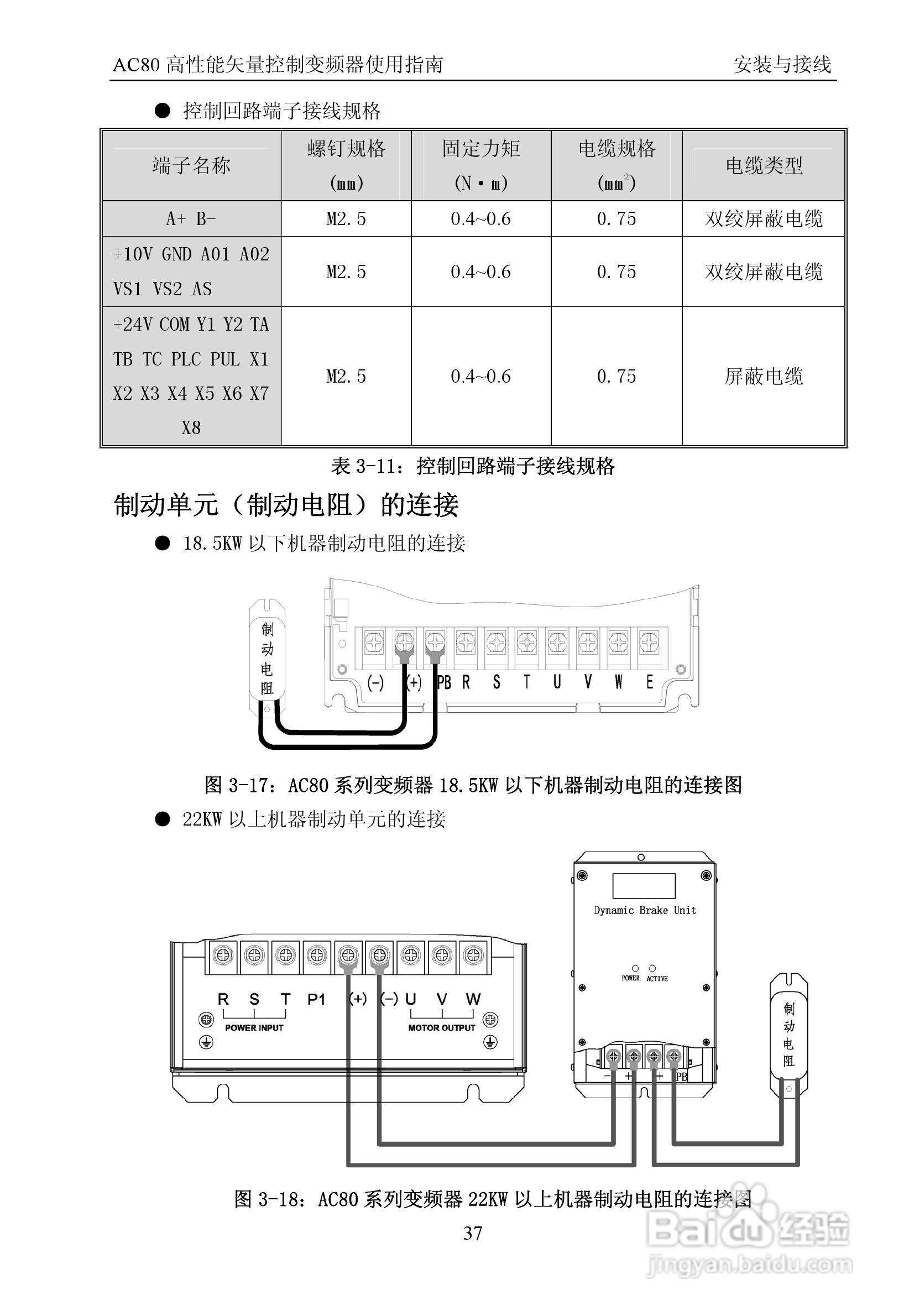 伟创AC80-T3-700G高性能矢量变频器使用手册:[4]