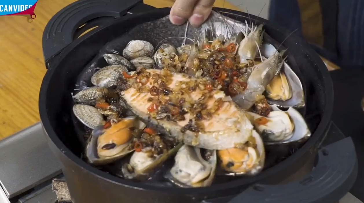 白酒蒸海鲜的做法