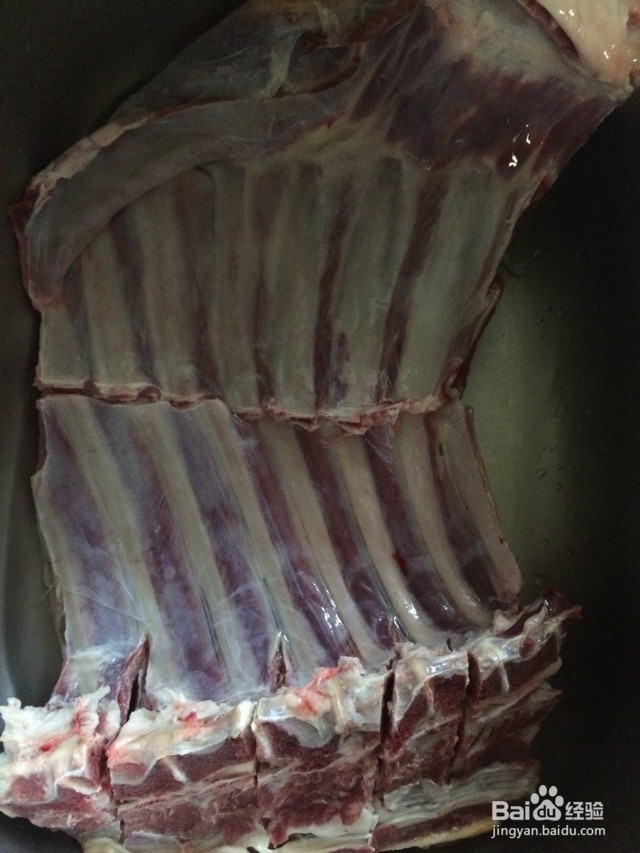 佐酒佳肴粉蒸羊排的做法