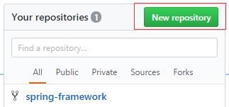 github上面新建一个项目仓库以及使用入门