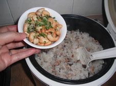 什锦鱿鱼香饭
