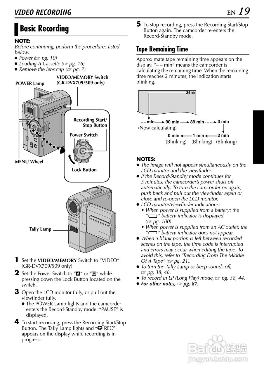胜利JVC GR-DVX709SH数码摄像机使用说明书:[2]