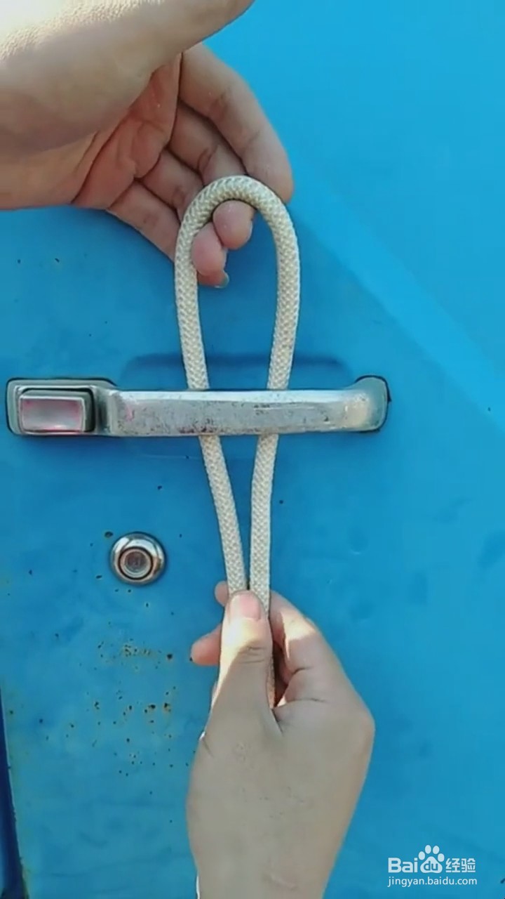 如何系逃生下降绳结