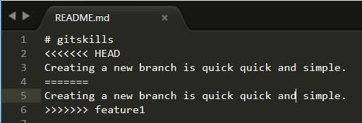 github使用教程(13)——解决分支冲突