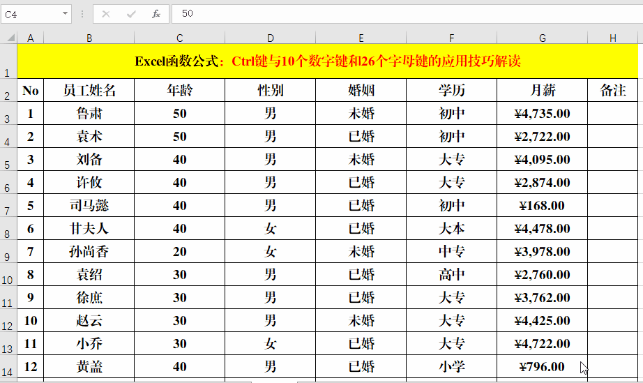 Ctrl键与数字键、字母键的组合应用技巧解读!