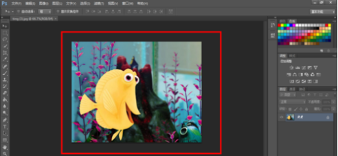 ps一张照片里的某种颜色保留，其他的颜色变黑白