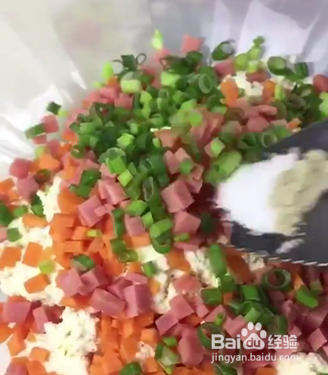 营养鸡蛋豆腐饼的做法