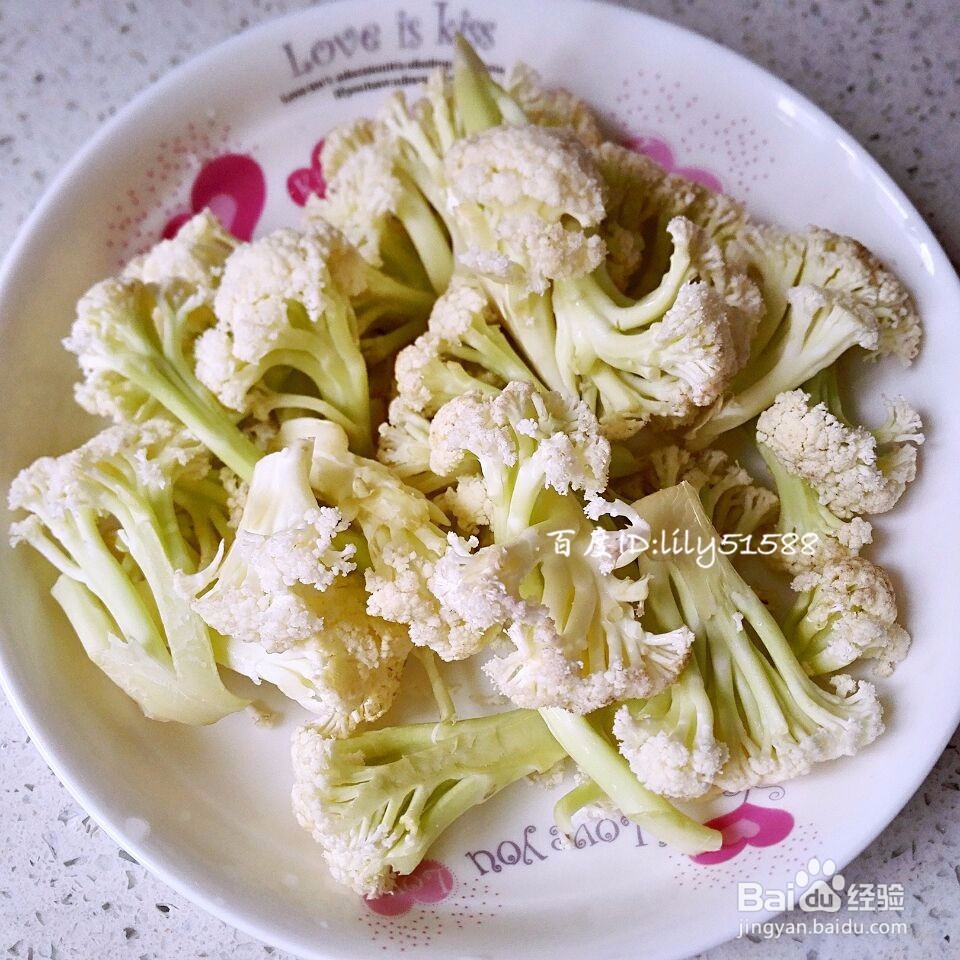 腊肉炒有机花菜的做法